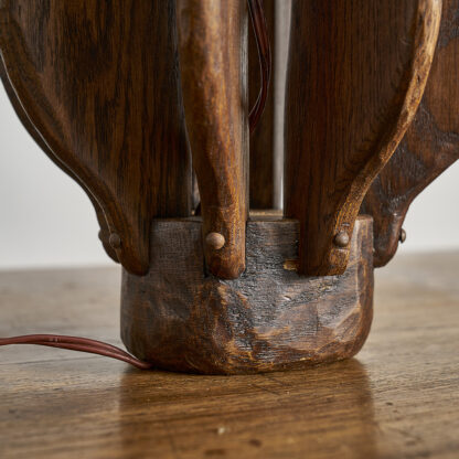 Lampe à poser en bois