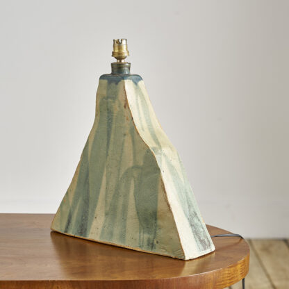 Pied de lampe en grès