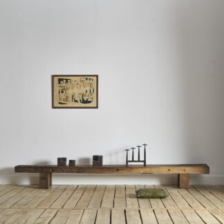 Grande table basse primitive