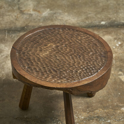 Artisans de Marolles, petite table tripode en bois