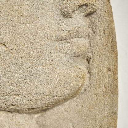 Profil d’homme d’après l’Antique. Bas relief en pierre calcaire.