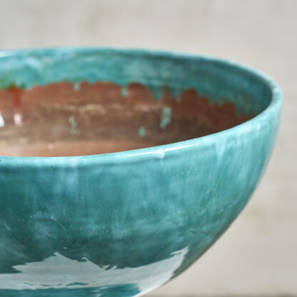 Grande coupe turquoise