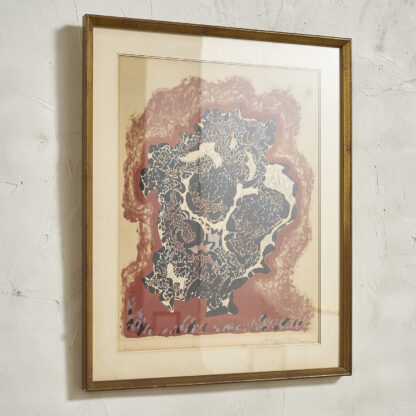 lithographie originale en couleurs signée Philippe Blanc
