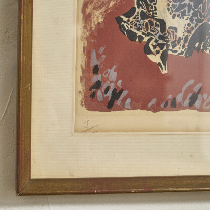 lithographie originale en couleurs signée Philippe Blanc