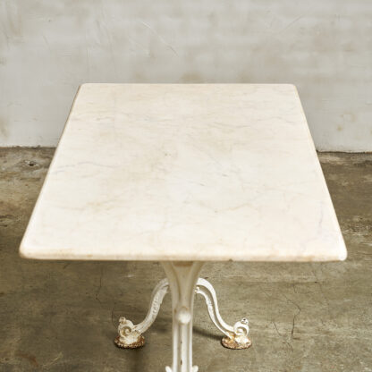 Duo de tables de jardin 1930 bistrot