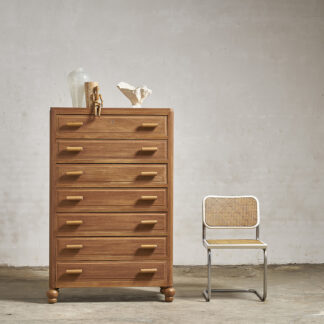 Semainier 1950 acajou
