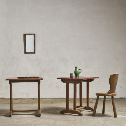 tables de bistrot en bois