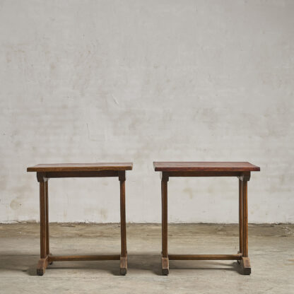 tables de bistrot en bois