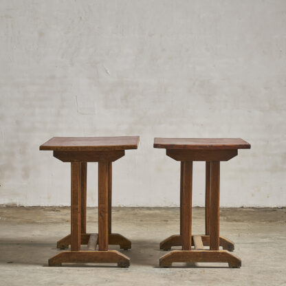 tables de bistrot en bois