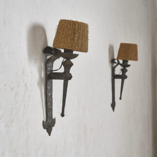 paire d'appliques de chateau