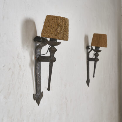 paire d'appliques de chateau