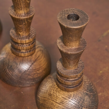 bougeoirs en chene