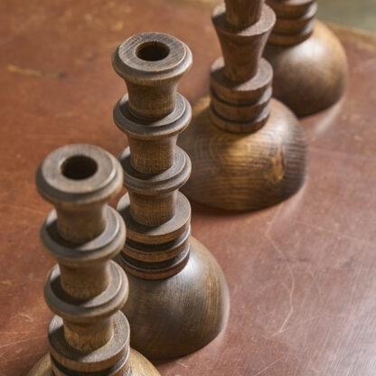 bougeoirs en chene