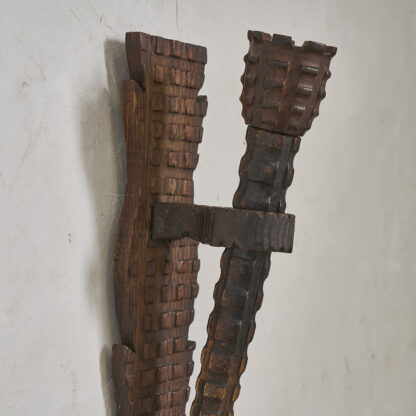 paire de torches brutaliste