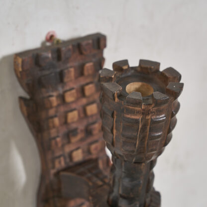 paire de torches brutaliste