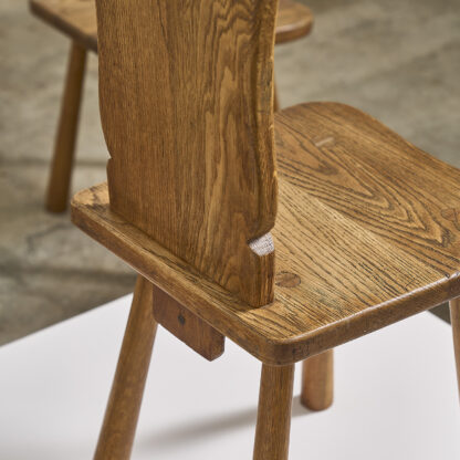6 chaises neo rustique