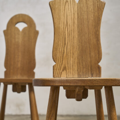 6 chaises neo rustique