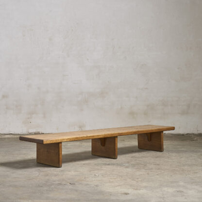 Grand banc en chêne