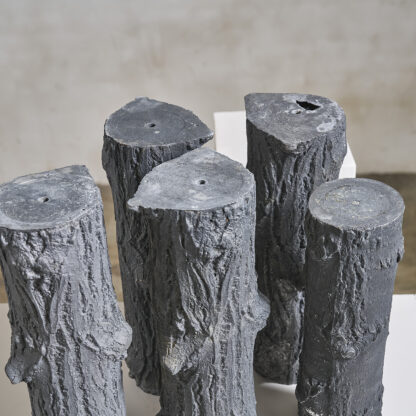 Serie de vases en aluminium