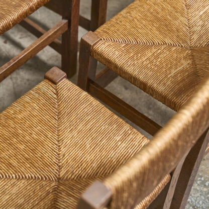 serie de 6 chaises de campagne