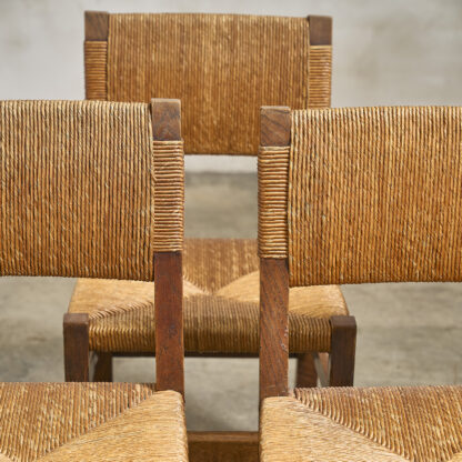 serie de 6 chaises de campagne
