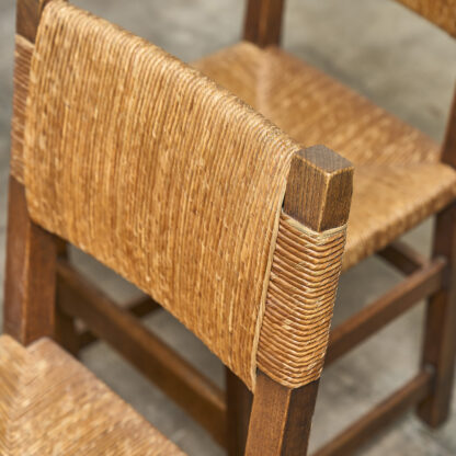serie de 6 chaises de campagne