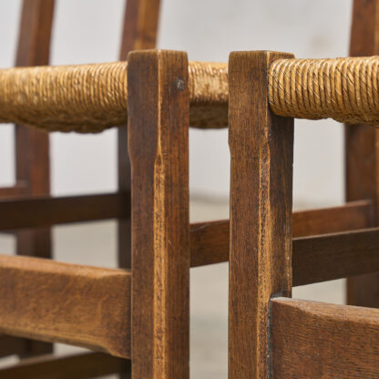 serie de 6 chaises de campagne
