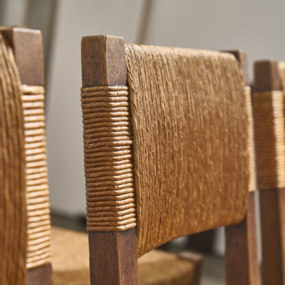 serie de 6 chaises de campagne