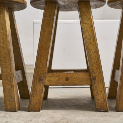 5 tabourets vintage