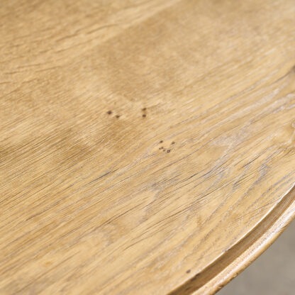 Table basse circulaire en chêne