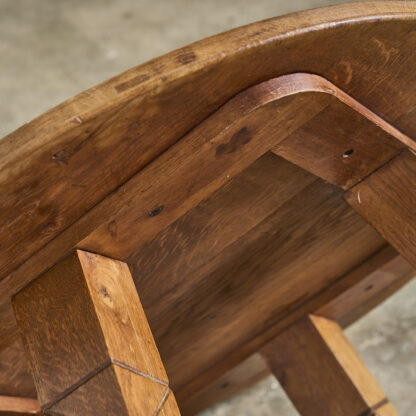 Table basse circulaire en chêne