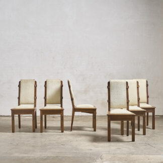 6 chaises moderniste C Dudouyt