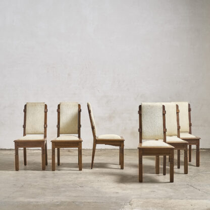 6 chaises moderniste C Dudouyt