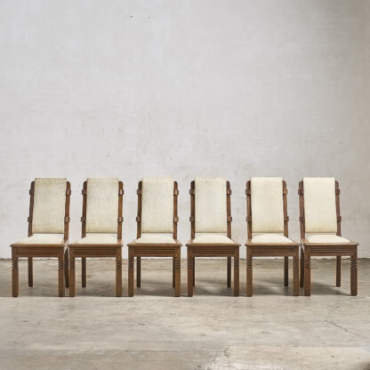 6 chaises moderniste C Dudouyt