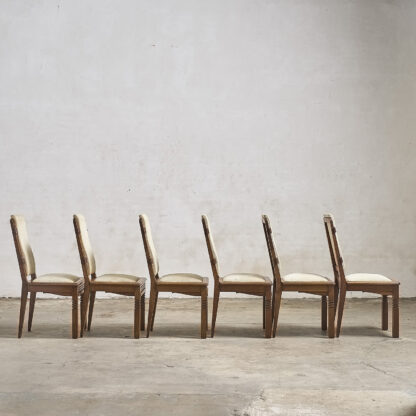 6 chaises moderniste C Dudouyt