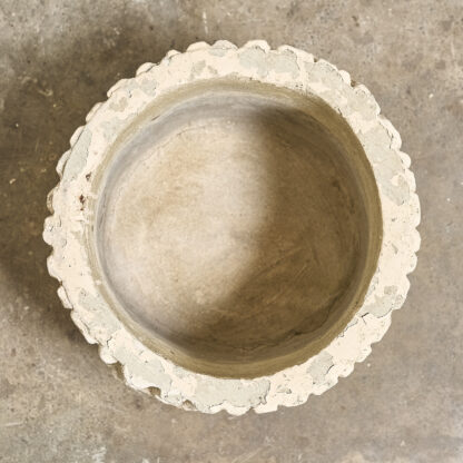 Paire de jardinières en béton