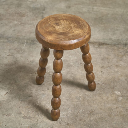 tabouret orme tripode tripod elm stool