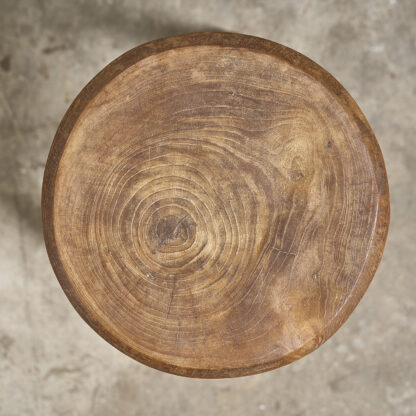 tabouret orme tripode tripod elm stool