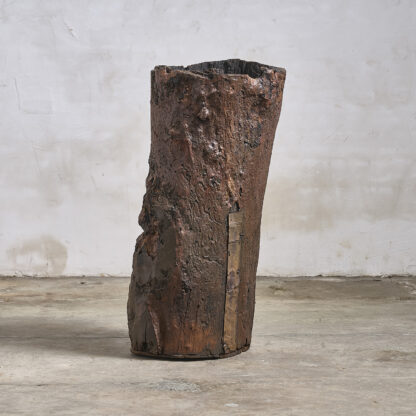pot en bois tronc creux