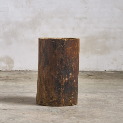 pot en bois tronc creux