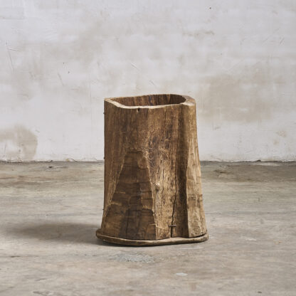 pot en bois tronc creux