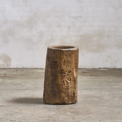 pot en bois tronc creux
