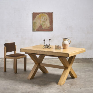 table de repas en chene