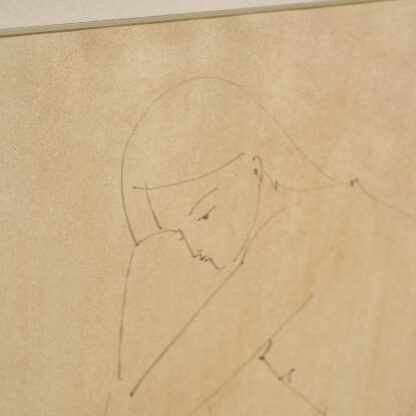 femme nu assise
