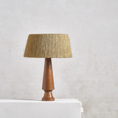 lampe en bois tourné