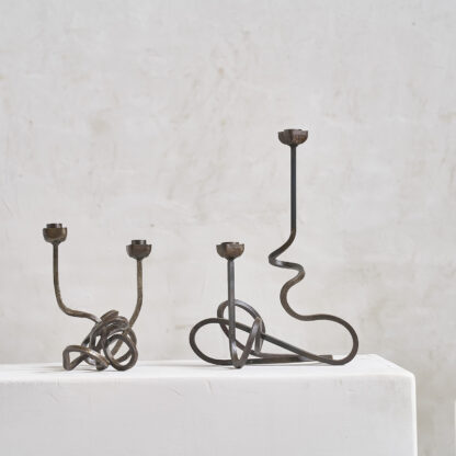 bougeoirs en fer forge