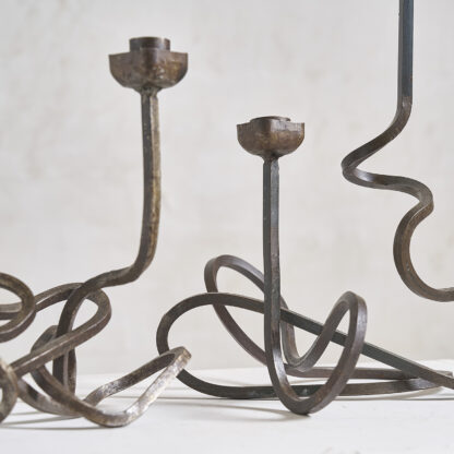 bougeoirs en fer forge