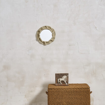 miroir drapé