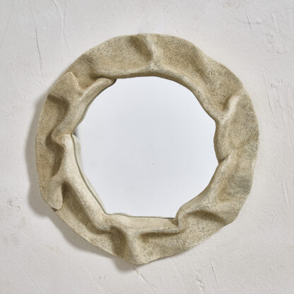 miroir drapé