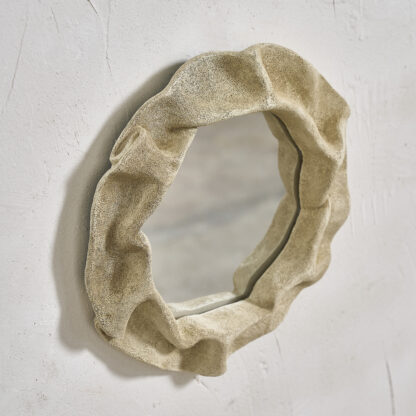miroir drapé